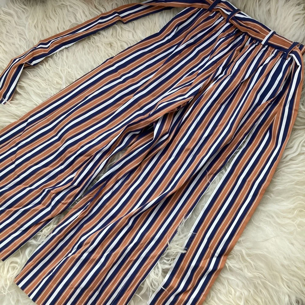 TANYA TAYLOR Striped Wide Leg Pants - Picture 13 of 14